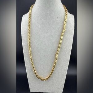 Vintage Napier Chunky Gold Tone Necklace, 24inches